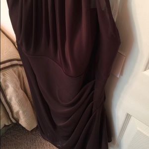 David's Bridal Dresses - Ruffly truffle colored bridal dress David's Bridal Dresses - Ruffly truffle colored bridal dress